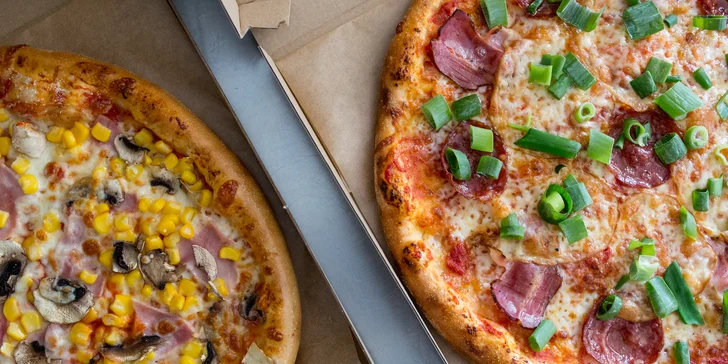 2, 3 alebo 4 pizze pečené na dreve s donáškou v rámci Košíc