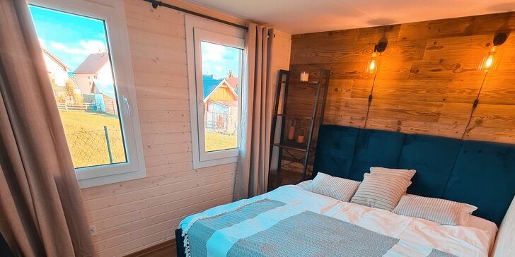 Pobyt v nových, malebných domčekoch zariadených v škandinávskom štýle aj s wellness a panorámou Vysokých a Nízkych Tatier