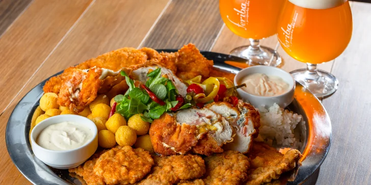 Burger, tatarák, vyprážaná misa či degustácia craftového piva