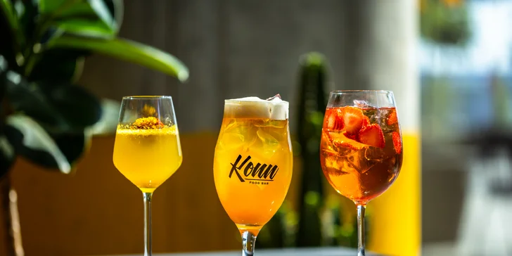 3 miešané drinky podľa vášho výberu: Mojito, Gin-Tonic, Mimoza, Mai Tai a i.