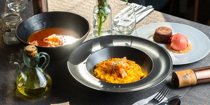 Lahodné cestoviny, filet z pražmy kráľovskej, 3-chodové degustačné menu alebo otvorené vouchery v hodnote 50 a 100 € v Moree Restaurant