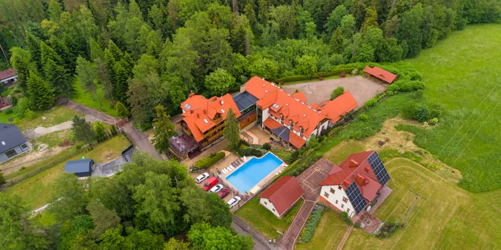 Wellness pobyt v lone prírody - komfortné ubytovanie, polpenzia a malebné prostredie