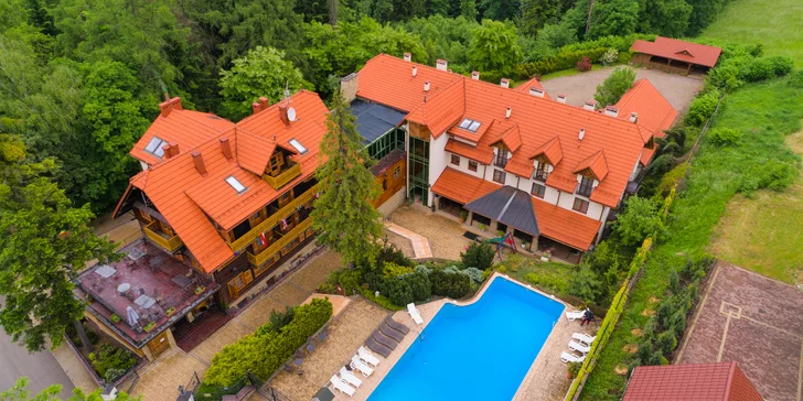 Wellness pobyt v lone prírody - komfortné ubytovanie, polpenzia a malebné prostredie