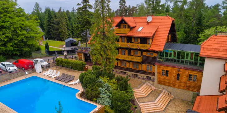 Wellness pobyt v lone prírody - komfortné ubytovanie, polpenzia a malebné prostredie