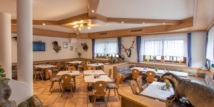 Horský hotel v blízkosti lyžiarskeho strediska Zell am See-Kaprun: polpenzia a sauna