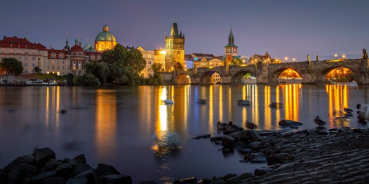 Za krásami stovežatej Prahy: 4* hotel len 10 minút od historického centra, raňajky
