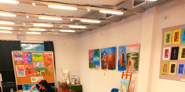 Zážitkový kurz maľovania, workshop aj mesačný výtvarný kurz maľovania pre začiatočníkov i pokročilých