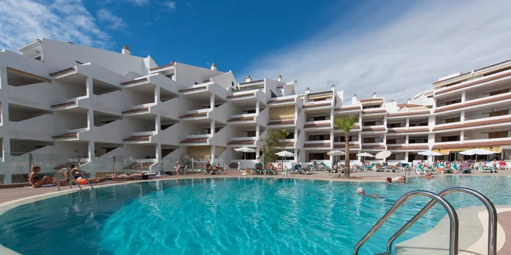 Apartmány na Tenerife: 200 m na pláž, neobmedzene bazén a vírivka