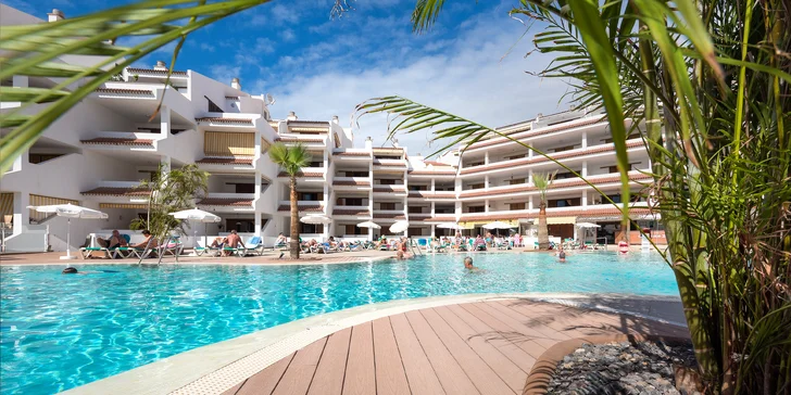 Apartmány na Tenerife: 200 m na pláž, neobmedzene bazén a vírivka