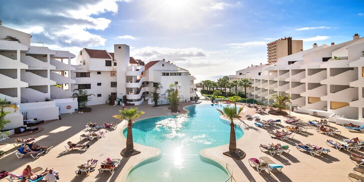 Apartmány na Tenerife: 200 m na pláž, neobmedzene bazén a vírivka