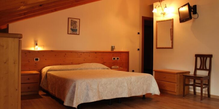 Pinzolo-Campiglio: hotel blízko lanovky, neobmedzený wellness a plná penzia či polpenzia