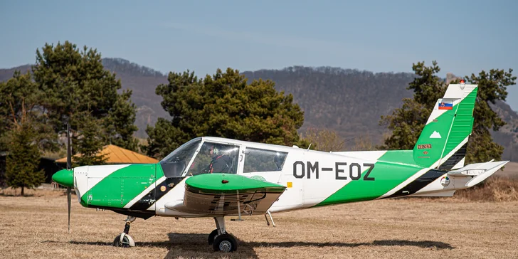 Zážitkové lety lietadlom Zlín Z-43 až pre 3 osoby - aj s možnosťou pilotovania!