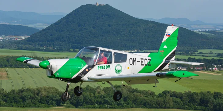 Zážitkové lety lietadlom Zlín Z-43 až pre 3 osoby - aj s možnosťou pilotovania!