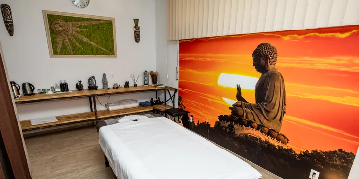 Thajská masáž chrbta a šije alebo celého tela