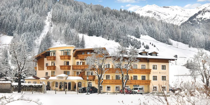 Zimná dovolenka v oblasti Zell am See: hotel pri zjazdovke, neobmedzený wellness a polpenzia, 2 deti do 5,9 rokov zdarma