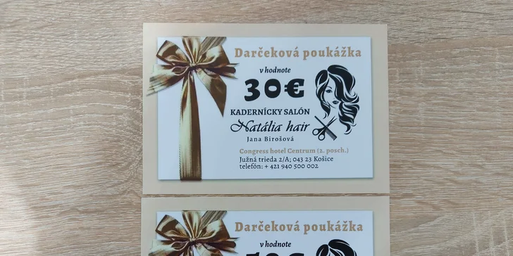 Pánsky či dámsky strih v salóne Natália hair