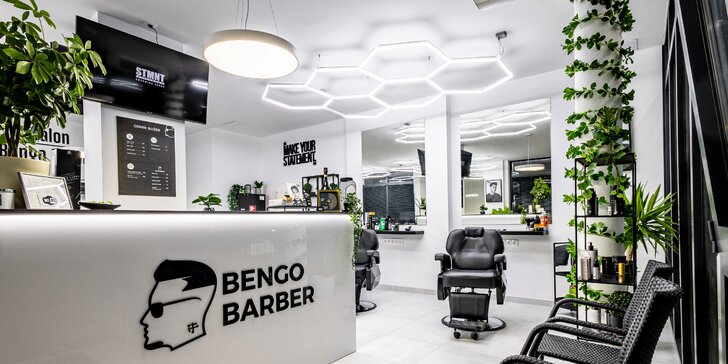 Bengo barber: Pánsky alebo detský strih, úprava brady aj kombinovaný balíček starostlivosti