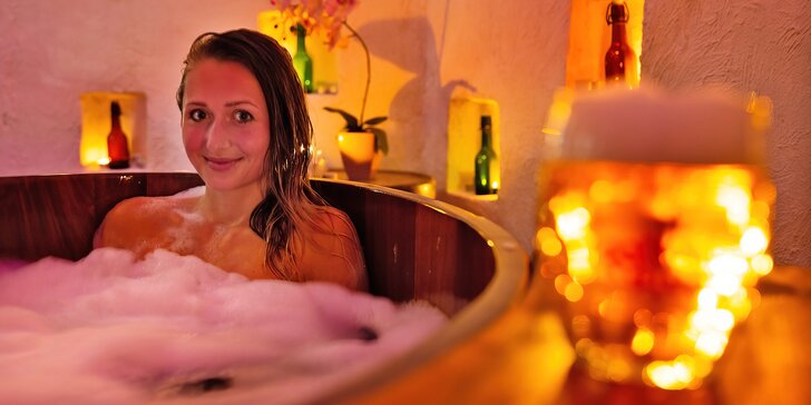 Morské privátne kúpele v Rožnovskom pivovare: pobyt s porciou relaxácie aj jedlom