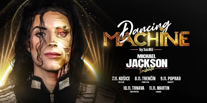 Jedinečná tanečná show Dancing Machine Michael Jackson Tribute