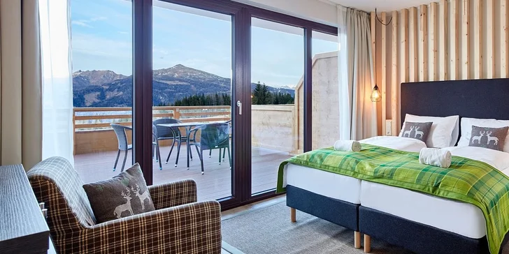 Aktívna dovolenka v Rakúsku: hotel priamo pri vleku a neobmedzený wellness až 4 osoby