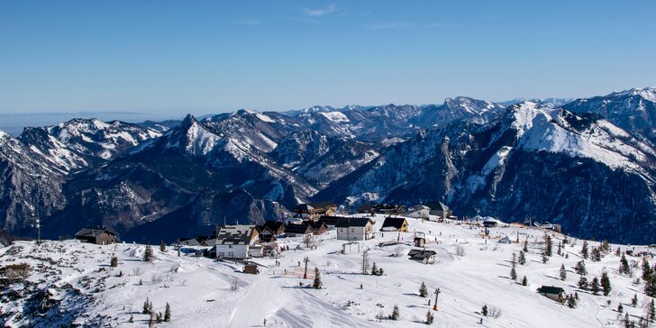 Lyžiarsky pobyt v rakúskych Alpách: polpenzia a skipas na celú dobu