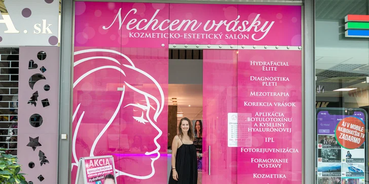 Nechcem vrásky: Jedinečné ošetrenia pleti HydraFacial Elite Basic alebo Lux