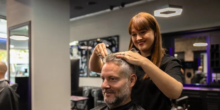 Pánsky strih s kompletným stylingom aj kombo s úpravou brady