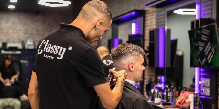 Pánsky strih s kompletným stylingom aj kombo s úpravou brady
