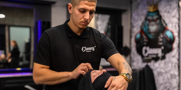 Pánsky strih s kompletným stylingom aj kombo s úpravou brady
