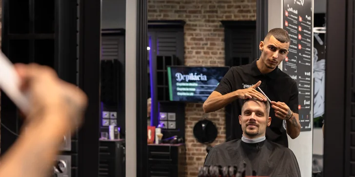 Pánsky strih s kompletným stylingom aj kombo s úpravou brady