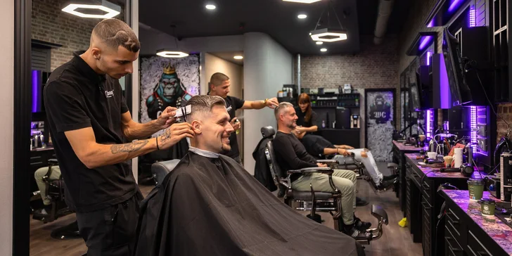 Pánsky strih s kompletným stylingom aj kombo s úpravou brady