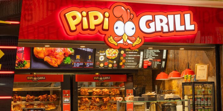 PiPi Grill: Polka alebo celé chrumkavé kurča s prílohou