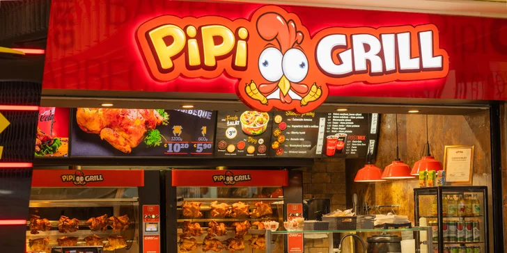 PiPi Grill: Polka alebo celé chrumkavé kurča s prílohou