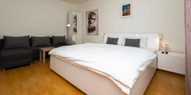 Plne zariadené apartmány neďaleko od Termálneho kúpaliska Podhájska: terasa, záhrada aj vírivka neobmedzene