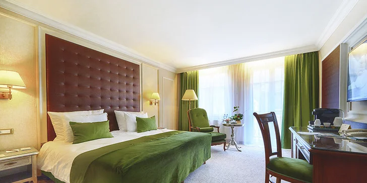 Luxusný pobyt v Karlových Varoch: 5* Superior hotel Plaza s jedlom a unikátnym wellnesslandom