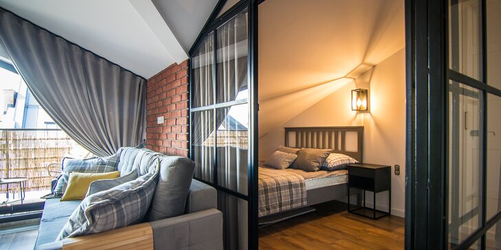 Príjemný apartmán s balkónom v centre poľského mesta Nowy Targ
