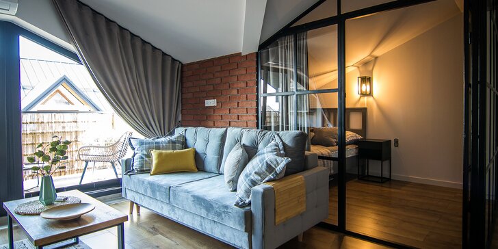 Príjemný apartmán s balkónom v centre poľského mesta Nowy Targ