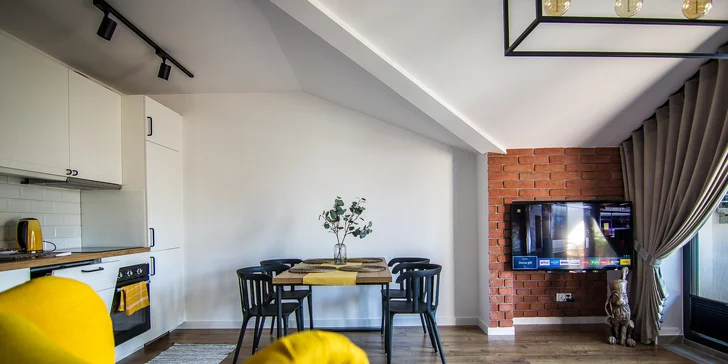 Príjemný apartmán s balkónom v centre poľského mesta Nowy Targ
