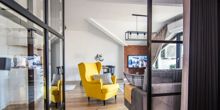 Príjemný apartmán s balkónom v centre poľského mesta Nowy Targ
