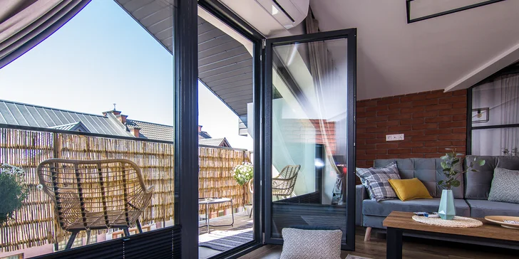 Príjemný apartmán s balkónom v centre poľského mesta Nowy Targ