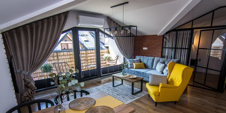 Príjemný apartmán s balkónom v centre poľského mesta Nowy Targ