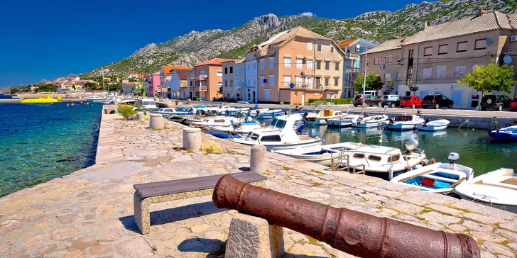 Chorvátsko: dovolenka v letovisku Karlobag vo vybavenom apartmáne