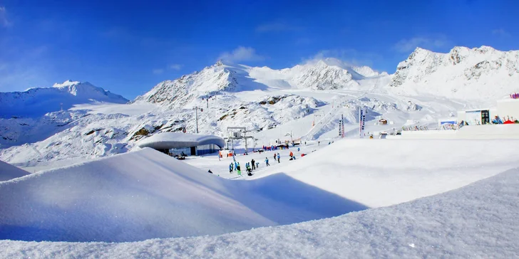 Pitztalský ľadovec: hotel v 1700 m n. m. s panoramatickým wellness, polpenzia s obedom