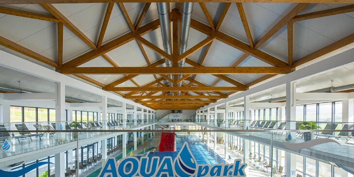 Celodenný vstup do najnovšieho termálneho Aquaparku Lipany