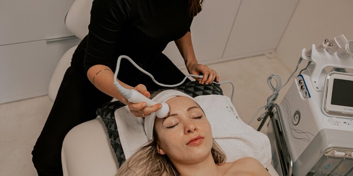Kozmetické ošetrenia pleti v Anzu Cosmetics: Hydrabeauty čistenie pleti s dermabráziou alebo masáž tváre