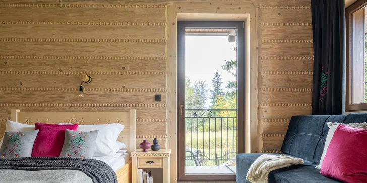 Nový pôvabný hotel v tichom prostredí Zakopaného s výhľadom na Tatry a turistickými chodníkmi hneď za hotelom