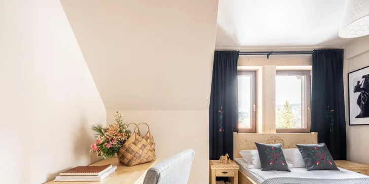 Nový pôvabný hotel v tichom prostredí Zakopaného s výhľadom na Tatry a turistickými chodníkmi hneď za hotelom