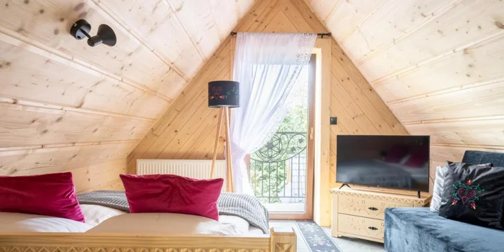 Nový pôvabný hotel v tichom prostredí Zakopaného s výhľadom na Tatry a turistickými chodníkmi hneď za hotelom