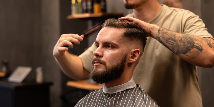 Sidepart Barbershop: Pánsky strih aj s úpravou brady