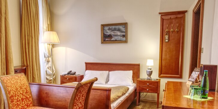 Pobyt v luxusnom historickom hoteli na námestí v Štramberku: polpenzia a vyhlásené Lašské kúpele